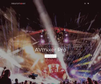 Neuromixer.com(Video mixing software for live shows and stream) Screenshot
