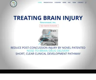 Neuronasal.com(Brain injury treatment) Screenshot