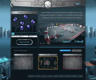 Neuronball.com(Neuronball) Screenshot