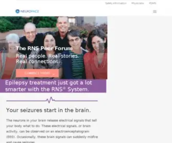 Neuropace.com(The NeuroPace RNS System) Screenshot