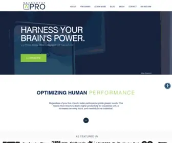 Neuropeakpro.com(Peak Performance) Screenshot