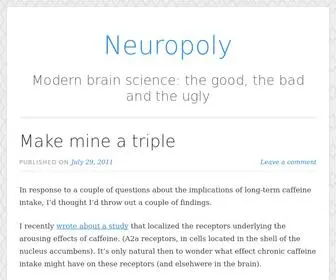 Neuropoly.com(Modern brain science) Screenshot