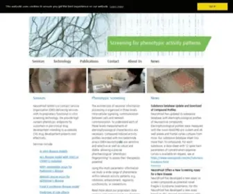 Neuroproof.com(CRO for Functional Phenotypic Screening with Microelectrode Array Recordings on Neuronal Cell Cultures) Screenshot