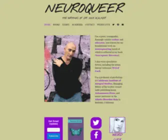 Neuroqueer.com(The writings of dr) Screenshot