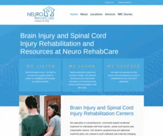 Neurorc.com(Neuro RehabCare) Screenshot