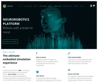Neurorobotics.net(NRP) Screenshot