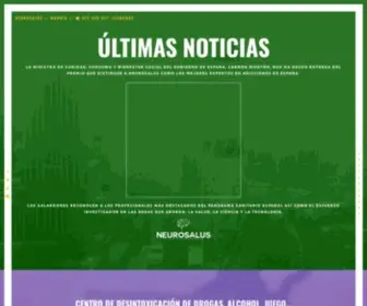 Neurosalus.com(NEUROSALUS → CENTRO DESINTOXICACIÓN ADICCIONES) Screenshot