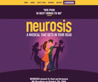 Neurosisthemusical.com(The Musical) Screenshot