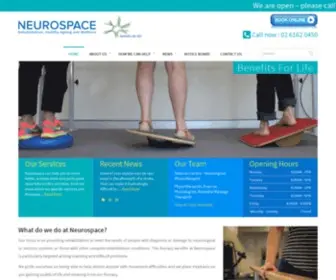 Neurospace.com.au(Neurological Physiotherapy Canberra) Screenshot