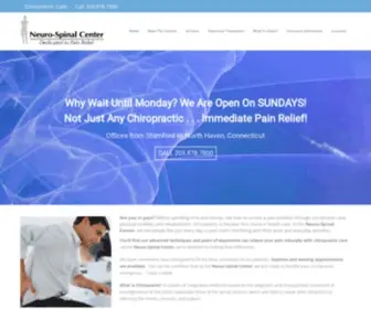 Neurospinalcenter.com(Dedicated to Pain Relief) Screenshot
