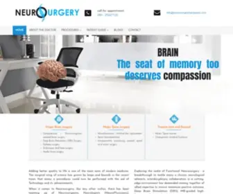 Neurosurgerybangalore.com(Dr.Venugopal.S) Screenshot