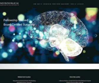 Neurosurgerysa.com(Spine & Cranial Surgery) Screenshot