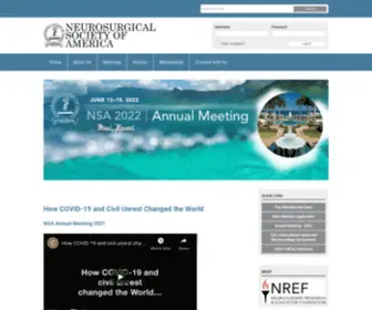 Neurosurgicalsociety.org(Neurosurgicalsociety) Screenshot