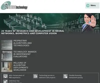 Neurotechnology.com(Fingerprint) Screenshot