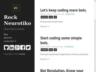 Neurotiko.com(Rock Neurotiko Web) Screenshot