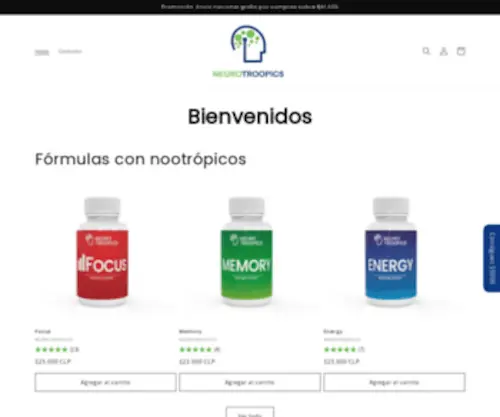 Neurotroopics.cl(NeuroTroopics Chile) Screenshot