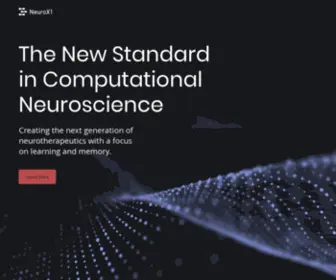 Neurox1.com(The new standard in computational neuroscience) Screenshot