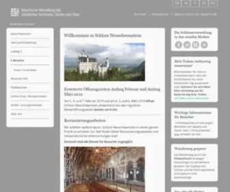 Neuschwanstein.com(Bayerische Schlösserverwaltung) Screenshot