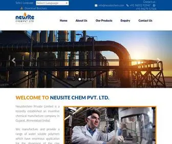 Neusitechem.com(Neusite Chem Pvt) Screenshot