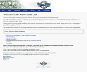 Neusoccer.org(NEU Soccer Club) Screenshot