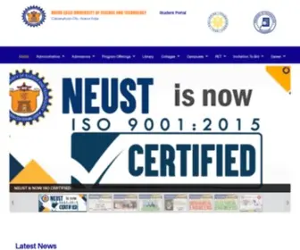 Neust.edu.ph(Nueva Ecija University of Science and Technology) Screenshot