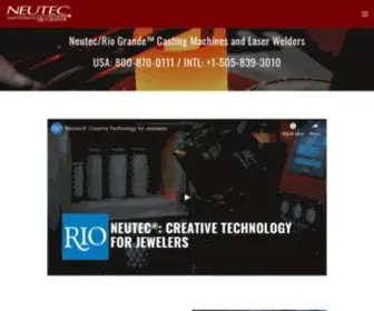 Neutec.com(Casting Machines and Laser Welders Neutec Website Inquiry) Screenshot