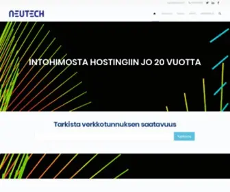 Neutech.fi(Kattavat domain) Screenshot