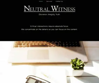 Neutralwitness.co.uk(Neutral Witness) Screenshot