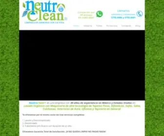 Neutroclean.com(Sanitizado y Lavado de Alfombras) Screenshot