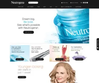 Neutrogena.co.nz(Skin Care Tips & Products for Healthy Skin) Screenshot