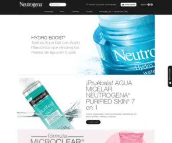 Neutrogena.com.ec(Consejos y productos para cuidar la piel) Screenshot