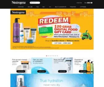 Neutrogena.com.sg(NEUTROGENA®) Screenshot