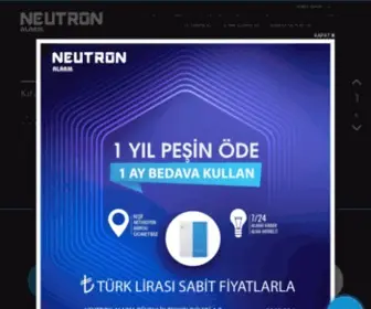 Neutronalarm.com.tr(Neutron Alarm) Screenshot