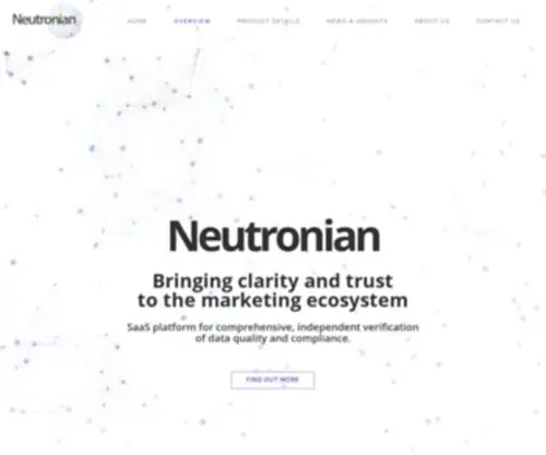 Neutronian.com(Independent data quality measurement) Screenshot