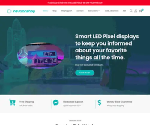 Neutronshop.com(LED Pixel Displays) Screenshot