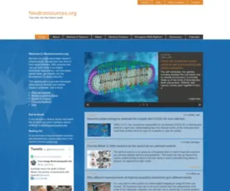 Neutronsources.org(Home) Screenshot