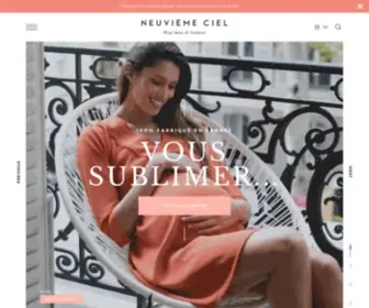 Neuviemeciel.fr(Neuvième) Screenshot