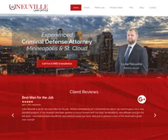 Neuvillelawoffice.com(Criminal Defense Attorney) Screenshot