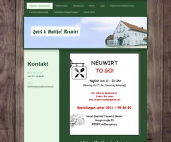 Neuwirt-Goldach.de(Hotel und Gasthof Neuwirt) Screenshot