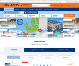 Nev-Dama.cz(Pobytové i poznávací zájezdy do těchto destinací) Screenshot