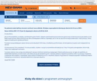 Nev-Dama.pl(Aktualne oferty w zimie Katalog 2018/19 w sprawie www.nev) Screenshot