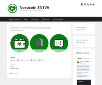 Nevacoin.net(Decentralized) Screenshot