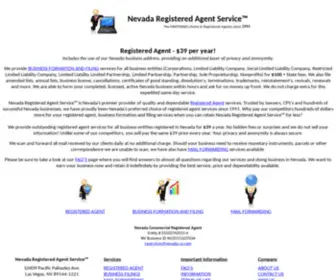 Nevada-RA.com(Nevada Registered Agent Service) Screenshot