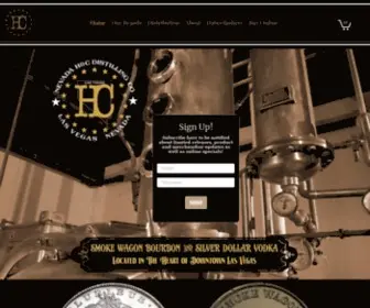 Nevadadistilling.com(Smoke Wagon Bourbon) Screenshot