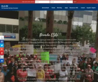 Nevadaesa.com(NV Education Savings Accounts) Screenshot