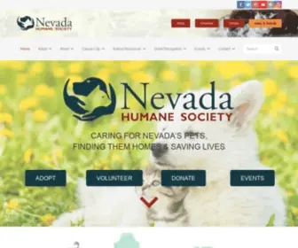 Nevadahumanesociety.org(Nevada Humane Society) Screenshot