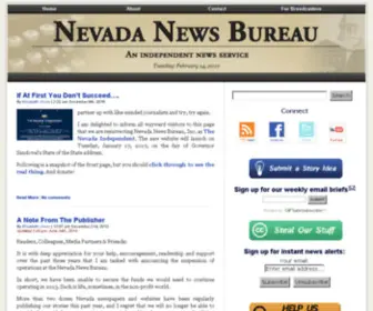 Nevadanewsbureau.com(Nevadanewsbureau) Screenshot