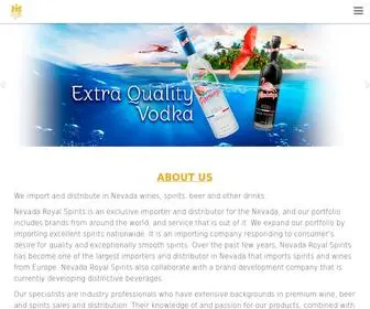 Nevadaroyalspirits.com(Nevada Royal Spirits) Screenshot