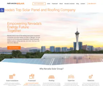 Nevadasolargroup.com(Best solar panel company in world) Screenshot