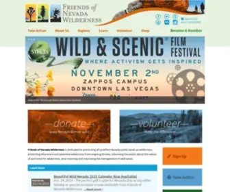 Nevadawilderness.org(Friends of Nevada Wilderness) Screenshot